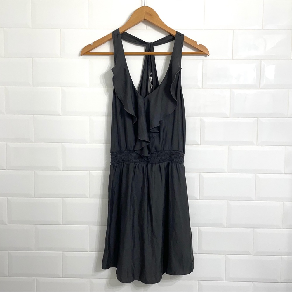 American Eagle Ruffle Front Racerback Dress